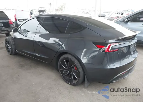 2024 Tesla Model 3 Performance All-Wheel Drive из США, поврежденный, VIN 5YJ3E1ETXRF808376